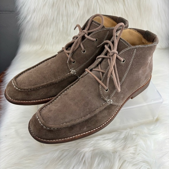 UGG VIA LUNGARNO SUEDE LACE UP BOOTS SIZE 11 MAN - Picture 2 of 13